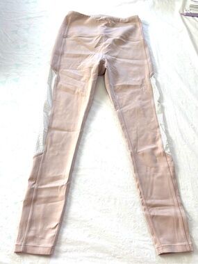 NWOT ZYIA Pink Bare Primo Mesh High-Rise Active Leggings SZ S